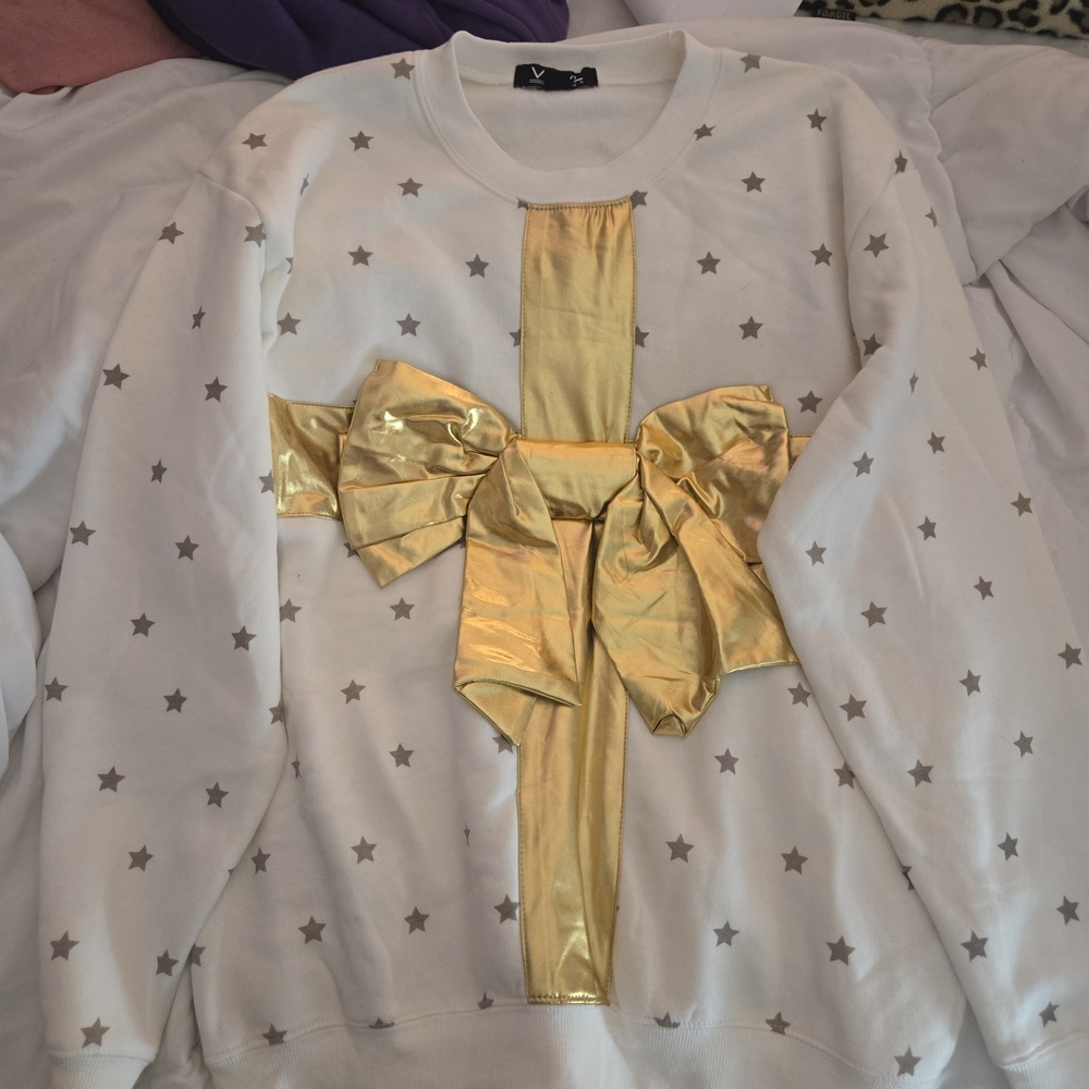 Vinyl Icons Bow Sweatshirt